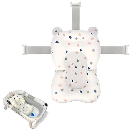 Bathby Cojín De Baño Antideslizante Con Estampado De Estrellas Para Bebés, Cómodo Y Seguro_5