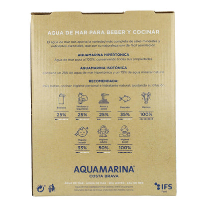 Agua De Mar Isotónica B&B Aquamarina 3 L.