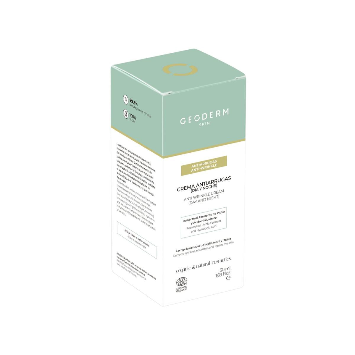 Crema Antiarrugas día y noche todo tipo de piel Geoderm 50 ml