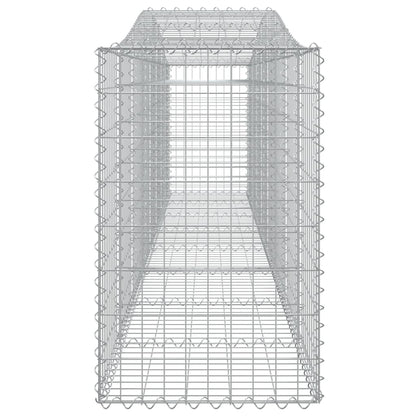 Cestas De Gaviones 20 Uds Forma De Arco Hierro 400x50x80/100 Cm_4