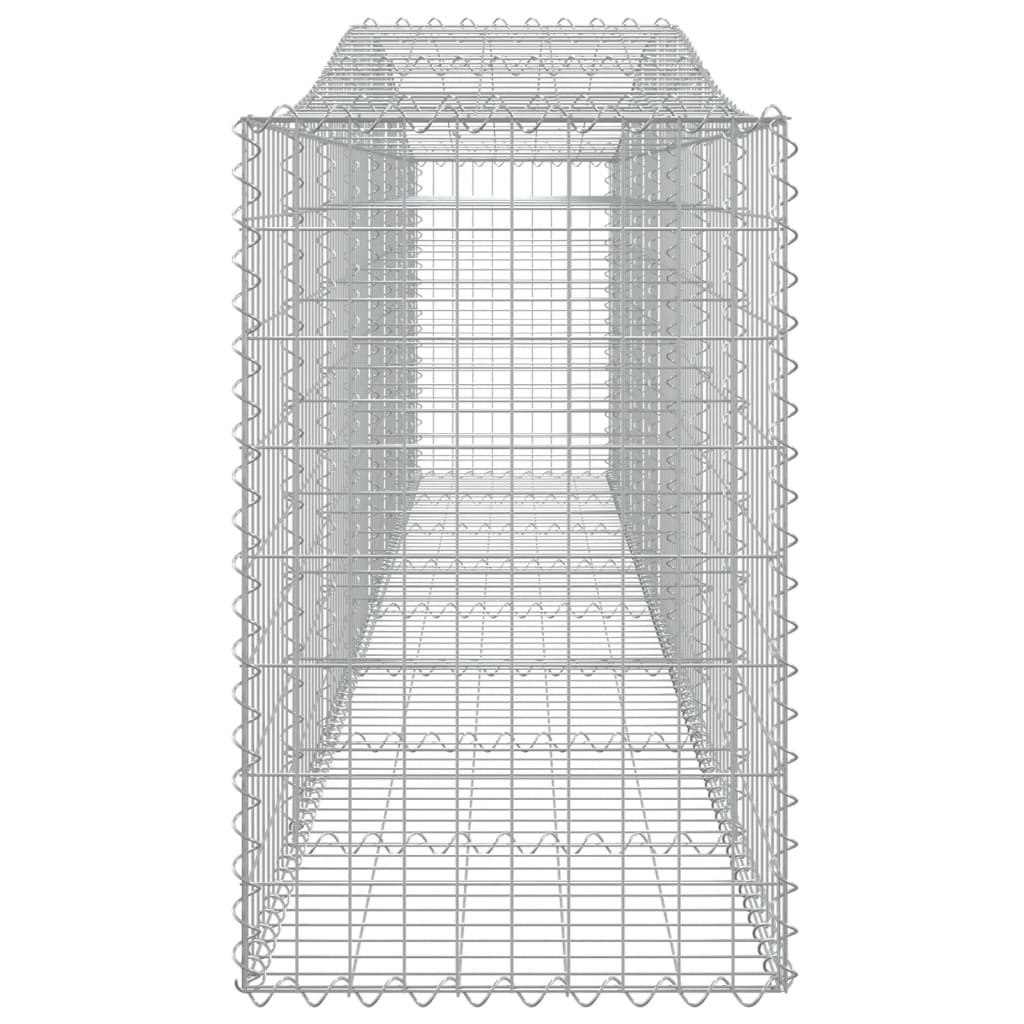 Cestas De Gaviones 9 Uds Forma De Arco Hierro 400x50x80/100 Cm_4