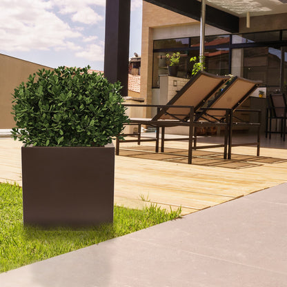 Macetero De Polietileno Bronce 50x50 Cm_4
