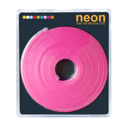 Led Neon Silicona Monocolor, Dc24v, 120led/m, 6x12mm, 5 Metros, 60w, Corte 1cm, Blanco Frío_2