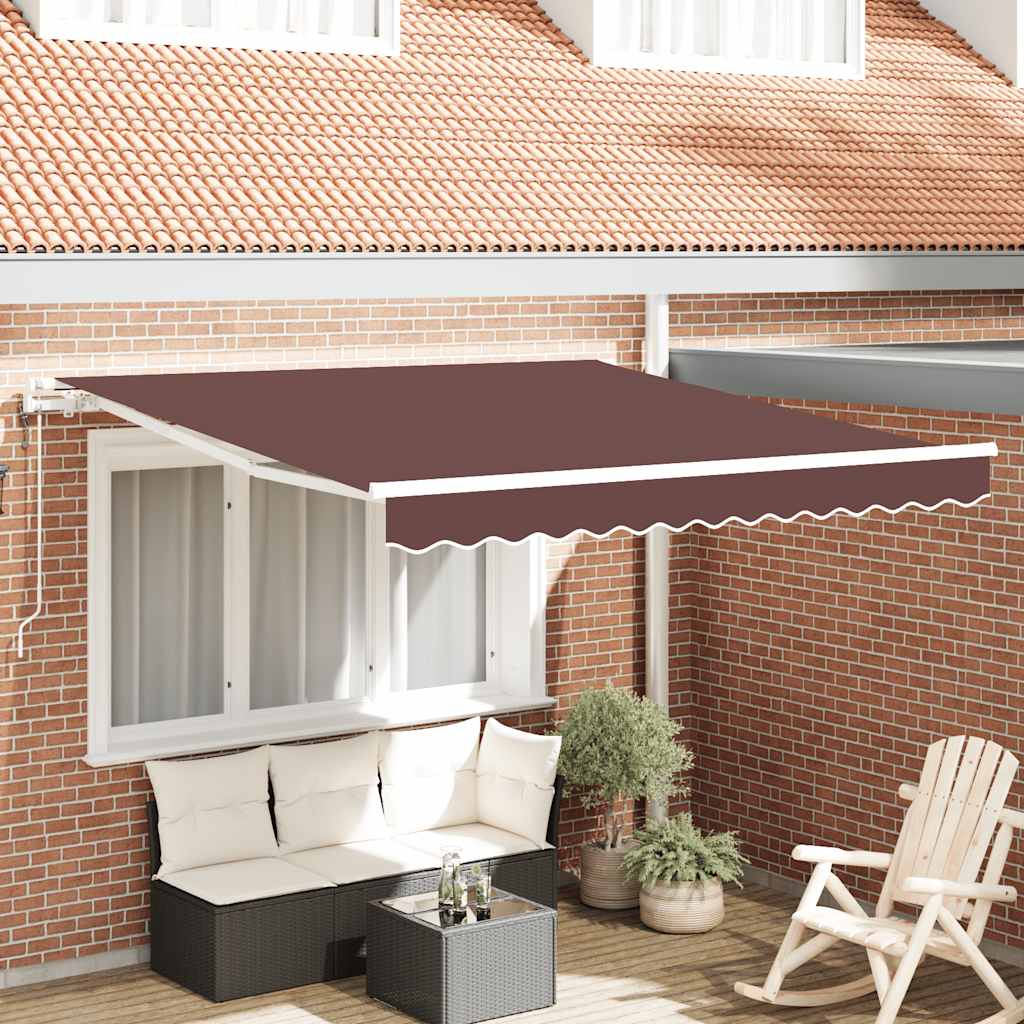 Toldo Retráctil Automático Burdeos 300x250 Cm_1