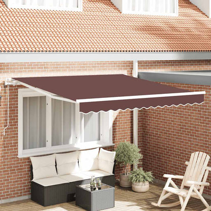 Toldo Retráctil Automático Burdeos 300x250 Cm_1