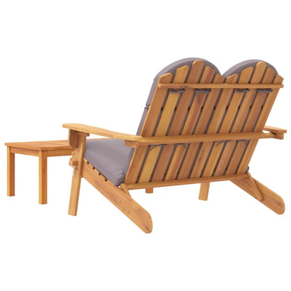 Vidaxl Juego De Muebles De Jardín Adirondack 2 Piezas Madera Acacia_4