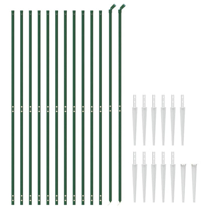 Cerca De Alambre Con Pinchos De Anclaje Verde 1,4x25 M / Vetonek_0