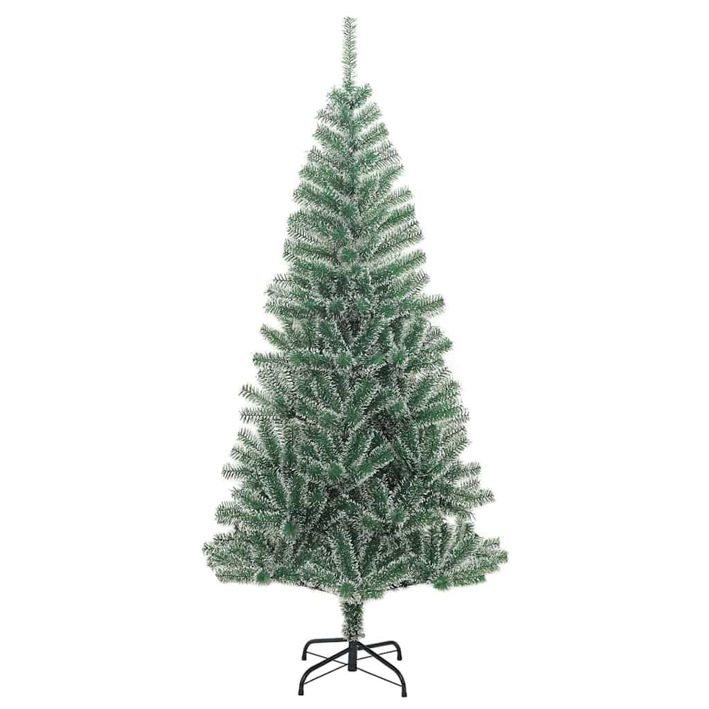 Vidaxl Árbol De Navidad Artificial Con 300 Led Bolas Y Nieve 240 Cm_4