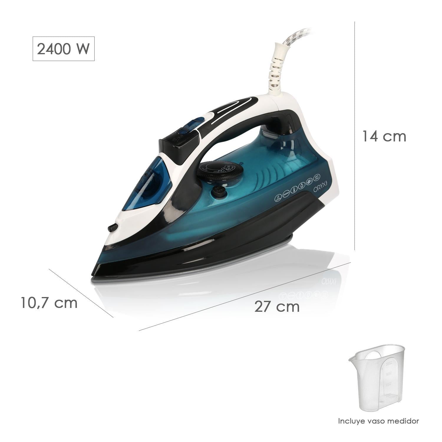 Plancha De Vapor Profesional 2.400 Watt. Vapor Constante Y Golpe De Vapor, Suela Ceramica, Vapor Vertical, Sistema Antical,_1