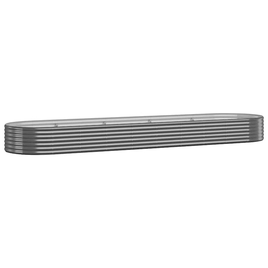 Jardinera Arriate Acero Galvanizado Antracita 396x100x36cm_0