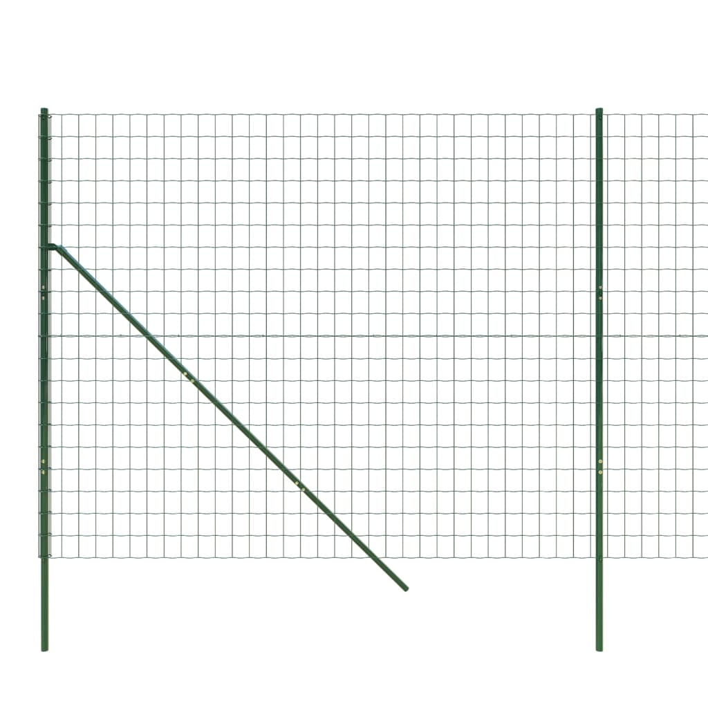 Cerca De Alambre De Acero Galvanizado Verde 1,6x10 M / Vetonek_4