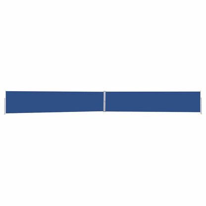 Vidaxl Toldo Lateral Retráctil Para Patio Azul 170x1200 Cm_0