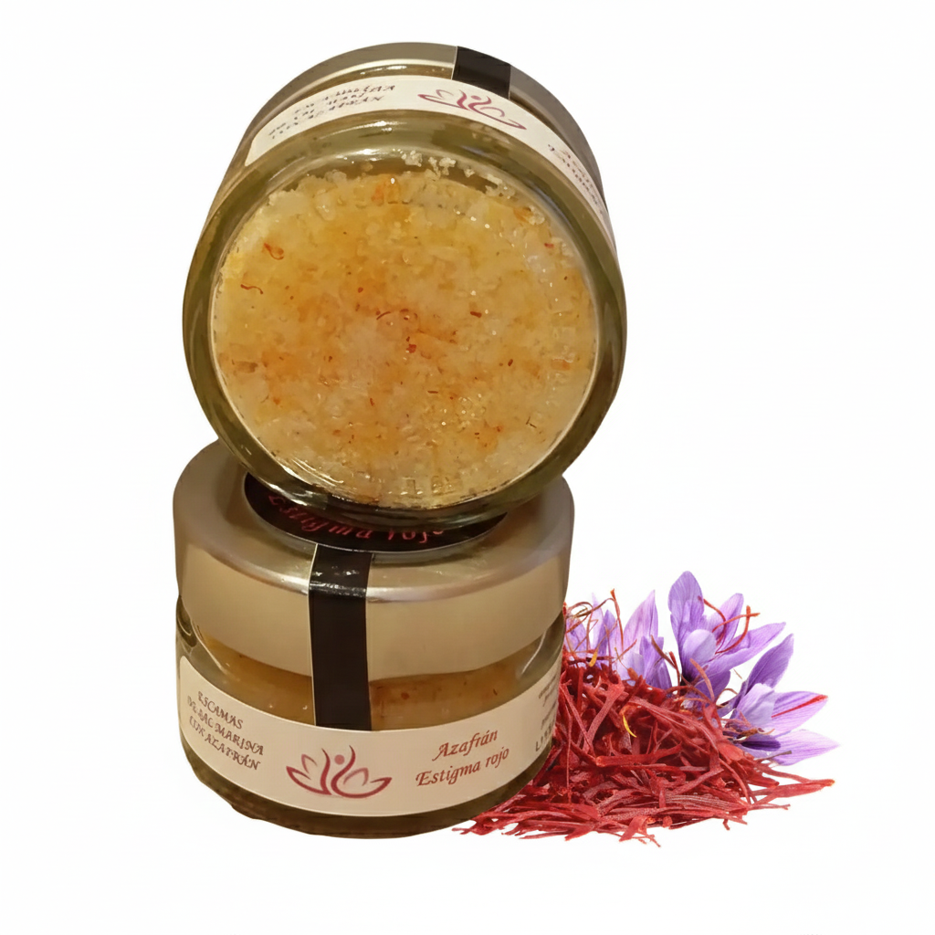 Escamas De Sal Marina Con Azafrán 30 g_0