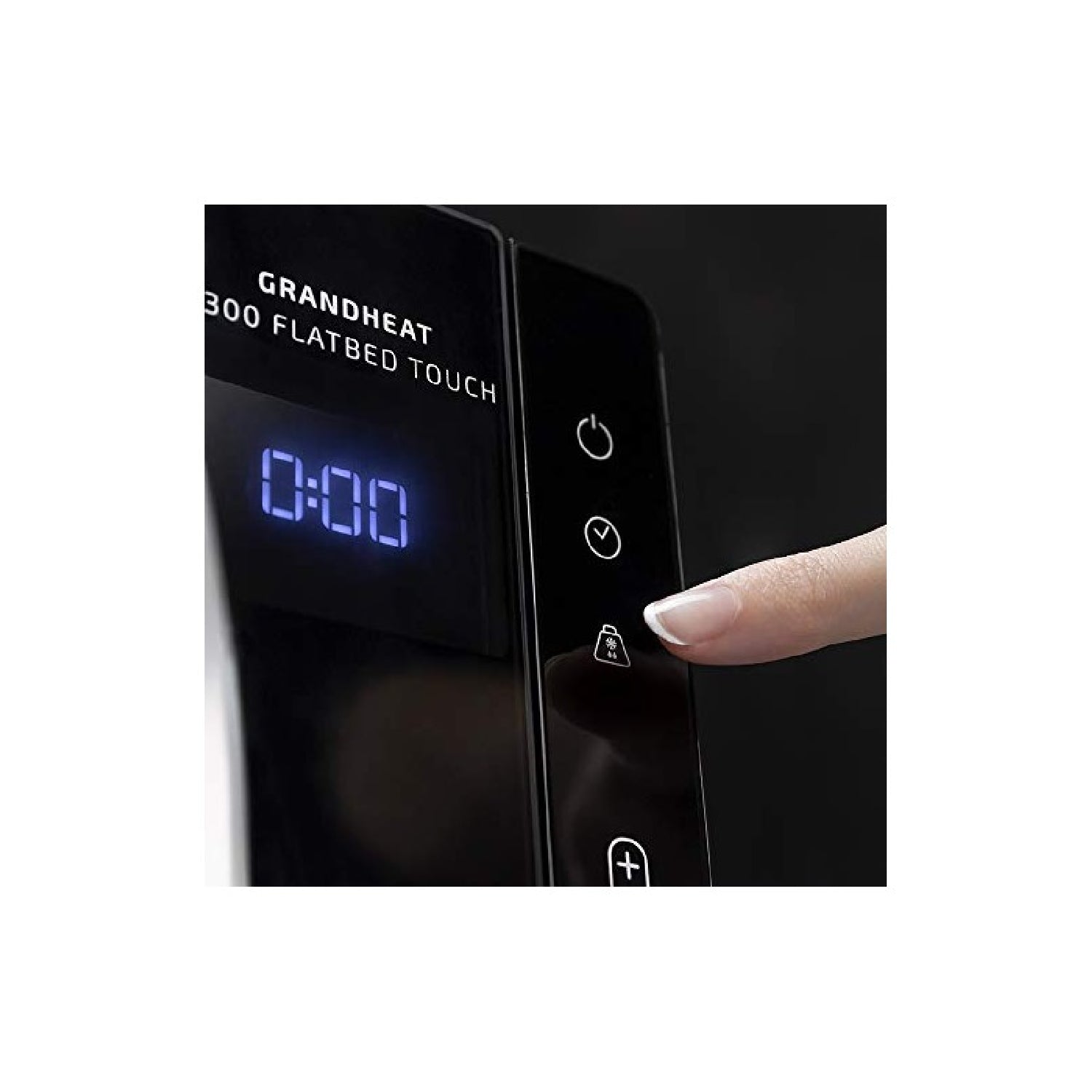 Microondas Sin Plato Grandheat 2300 Flatbed Touch Black. Capacidad 23 Litros, Potencia 800 W, 8 Funciones Preconfiguradas, Temporizador Hasta 95 Min_3