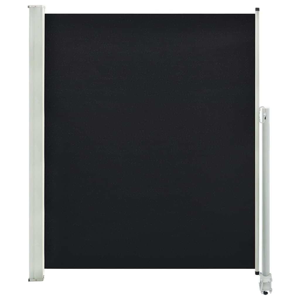 Vidaxl Toldo Lateral Retráctil Para Patio 160x300 Cm Negro_0