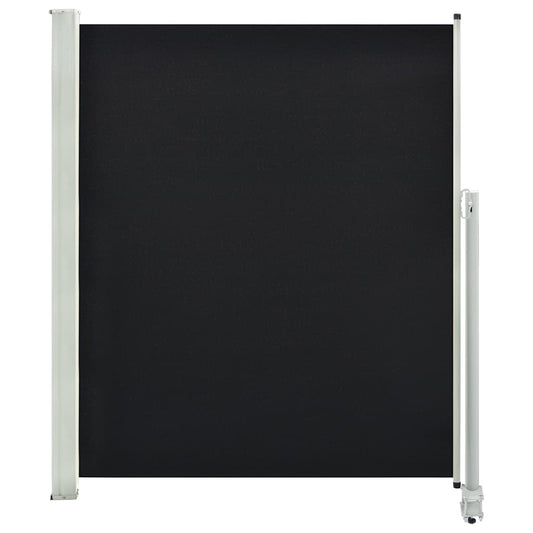 Vidaxl Toldo Lateral Retráctil Para Patio 160x300 Cm Negro_0