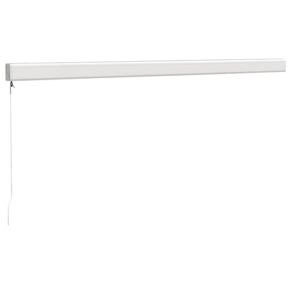 Toldo Retráctil Aluminio Y Tela Amarillo Y Blanco 4x3 M_3