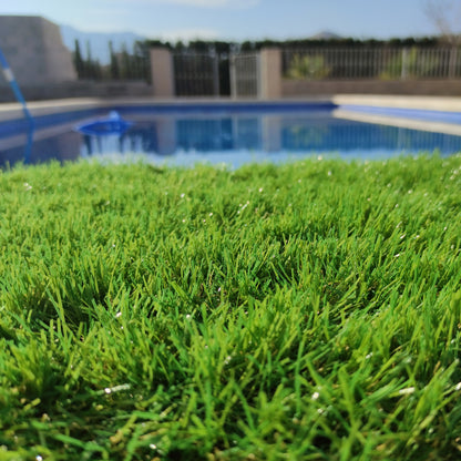 Cesped Artificial| Grosor 40mm| Suave| Mullido| Jardin Exterior| Tipo Sintético