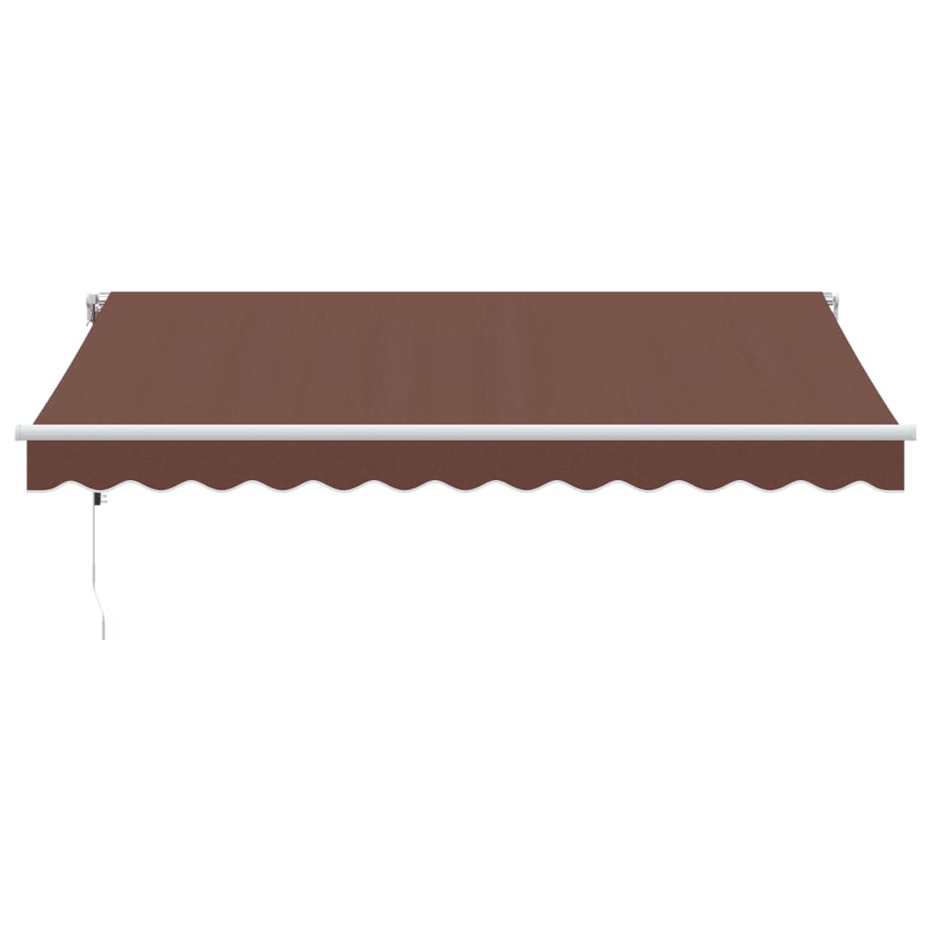 Toldo Retráctil Automático Marrón 350x250 Cm_2