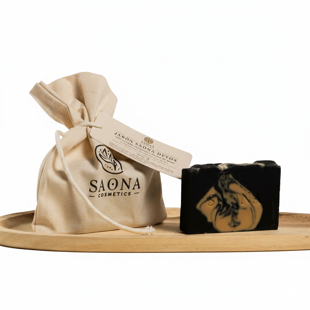 Jabón natural purificante Saona Detox 100 g_2