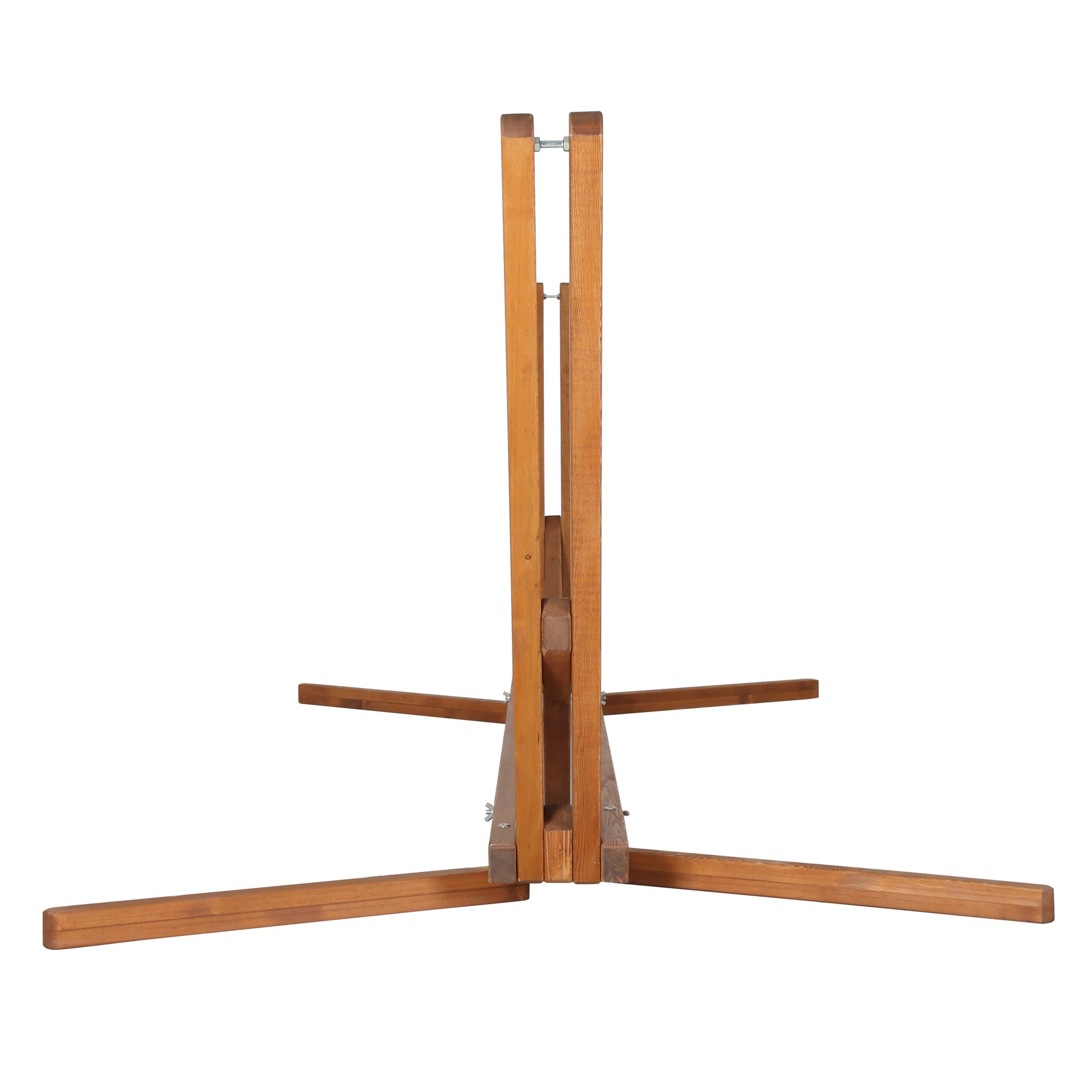 Outsunny Soporte Para Hamaca Madera Plegable Ajustable De 3 Niveles Carga 150 Kg_3