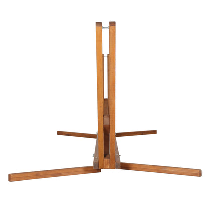 Outsunny Soporte Para Hamaca Madera Plegable Ajustable De 3 Niveles Carga 150 Kg_3