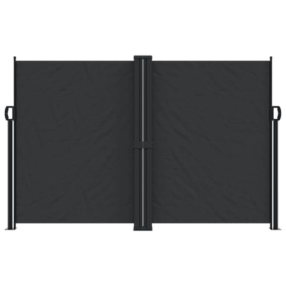 Toldo Lateral Retráctil Negro 160x1000 Cm_1