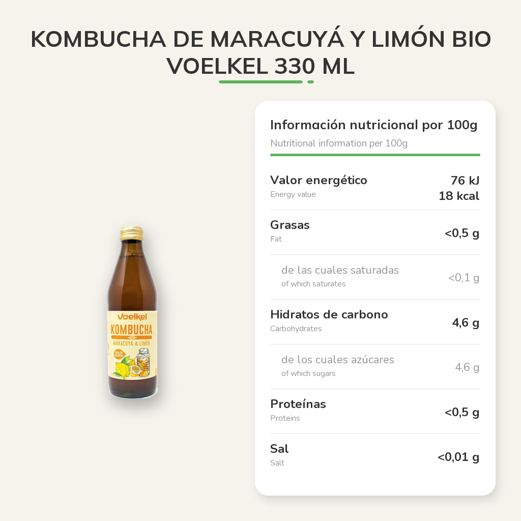 Información nutricional