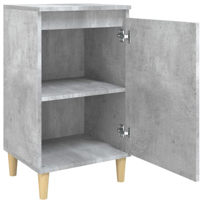 Mesitas De Noche 2 Uds Madera Gris Hormigón 40x35x70 Cm_4