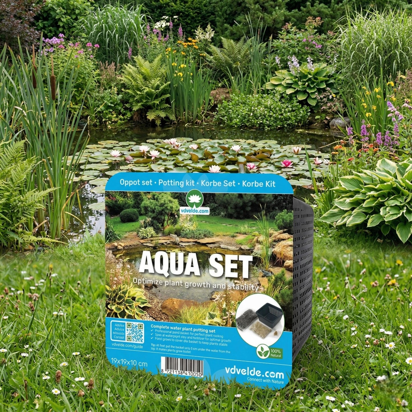 Aqua Set - Cesta Sustrato Arcilla Alimento Y Grava_2