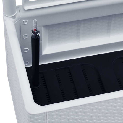 Arriate Con Enrejado Y Sistema De Riego Automático Blanco_5
