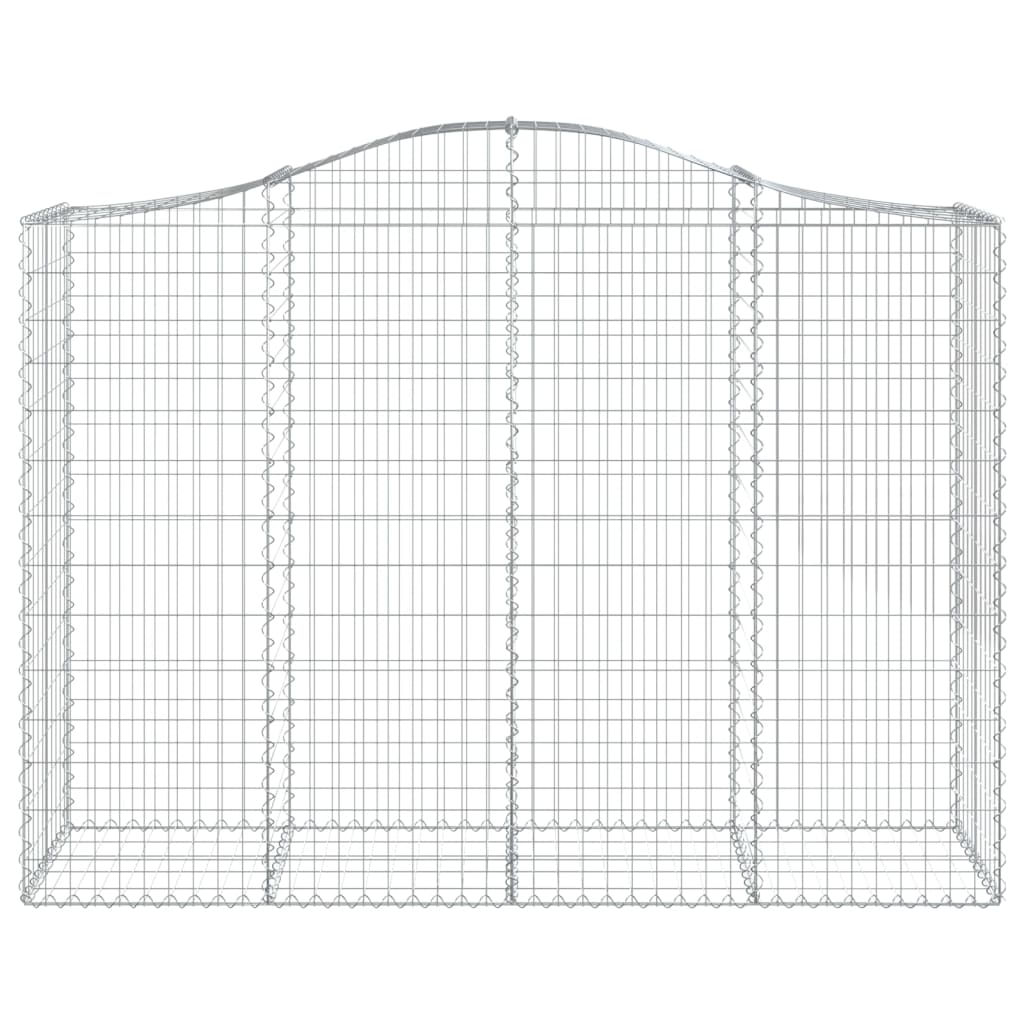 Cestas Gaviones 13 Uds Forma De Arco Hierro 200x50x140/160 Cm_3
