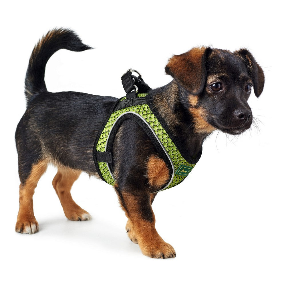 Arnés Para Perros Hunter Hilo-comfort Talla M Verde Neón (55-60 Cm)_0