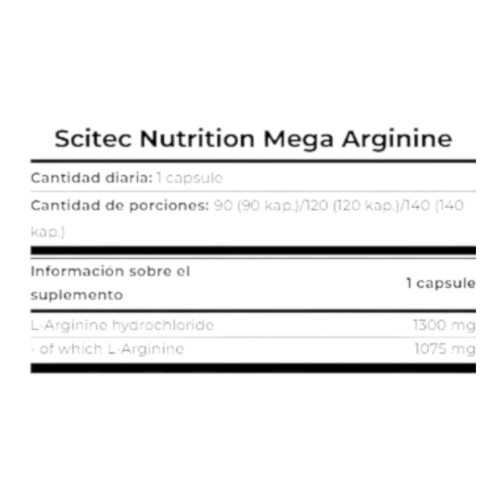 Mega Arginine 120 Caps