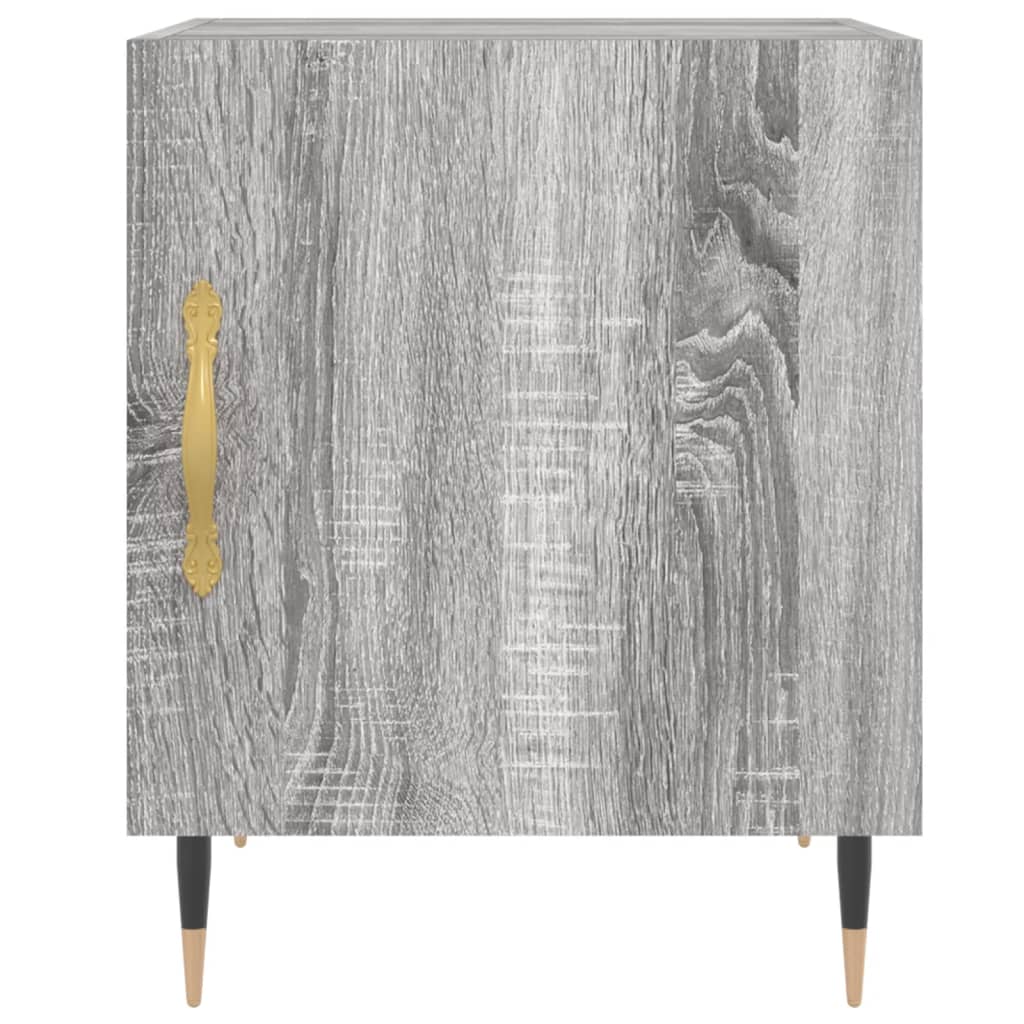 Mesitas Noche 2 Uds Madera Ingeniería Gris Sonoma 40x40x50 Cm_3