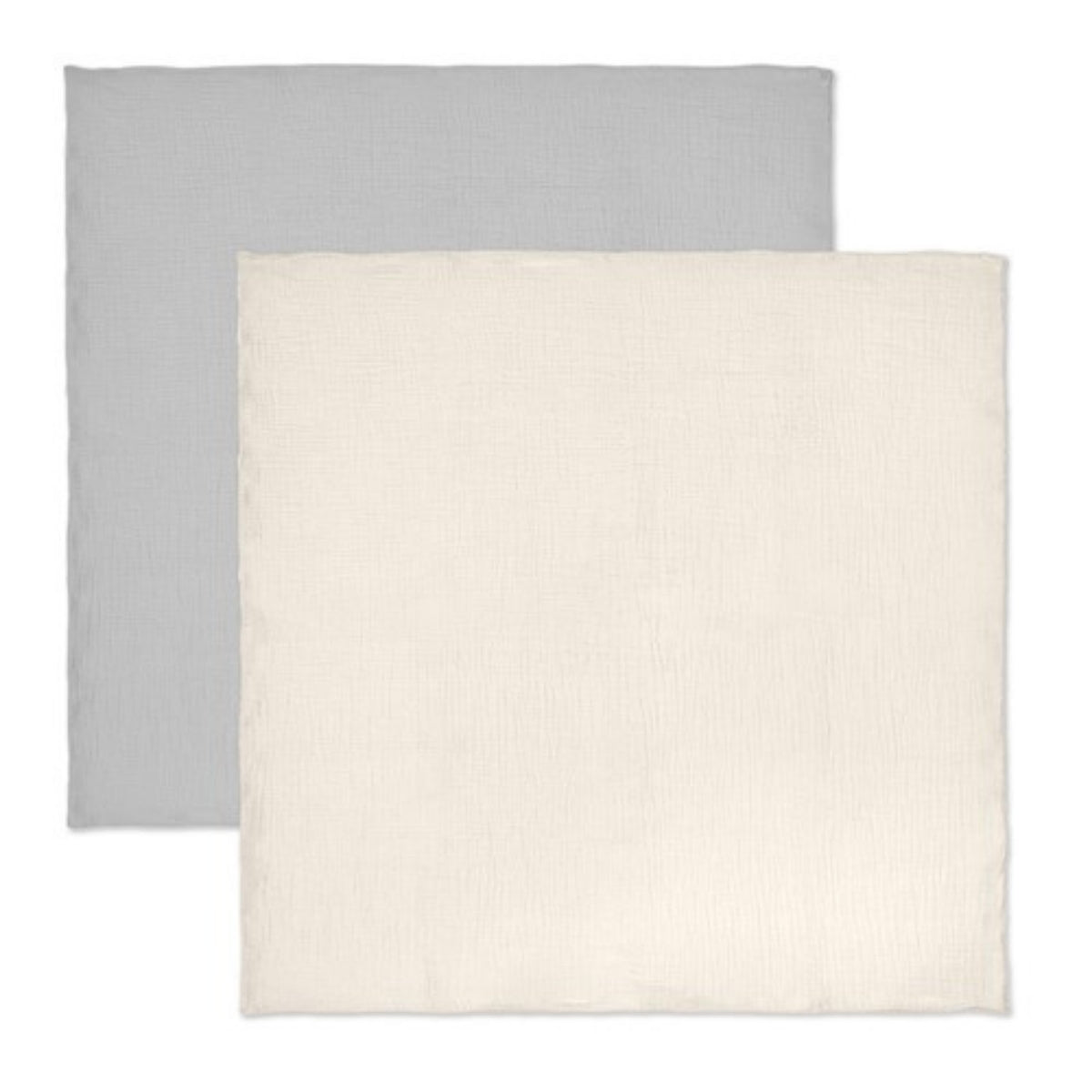 Pack 2 Muselinas De Algodón 70x70 Para Bebé Gris