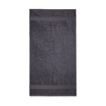 Toalla De Lavabo 100% Algodón Gris Oscuro 50x90 Cm._0