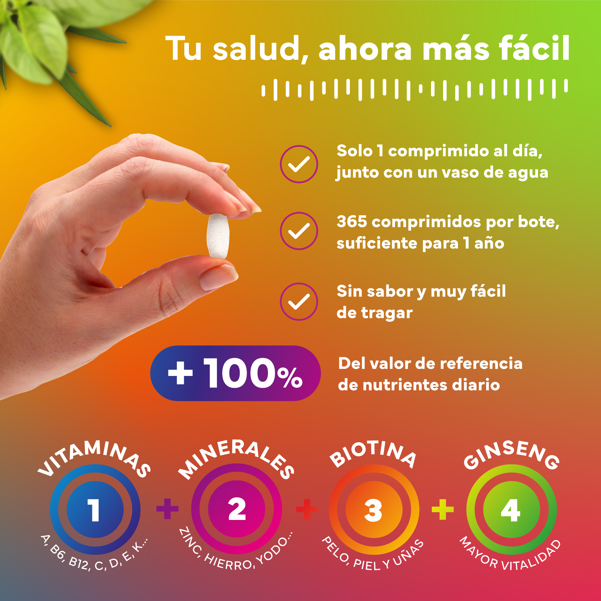 Multivitaminas Sevens Nutrition. Energía, Inmunidad Y Bienestar._4