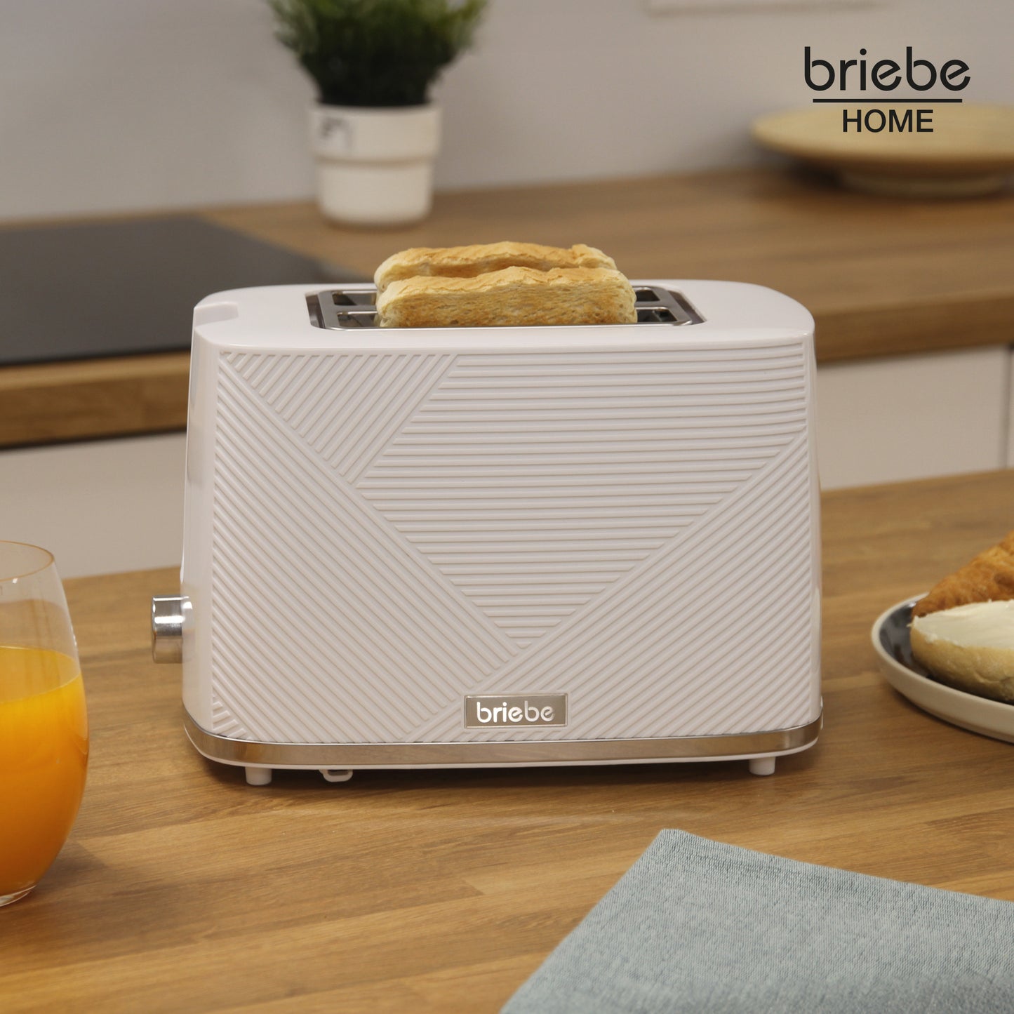 Briebe Elegance Set Tostadora Pan Ranura Ancha+ Hervidor Agua 1,7l + Cafetera Goteo + Espumador De Leche Eléctrico_1