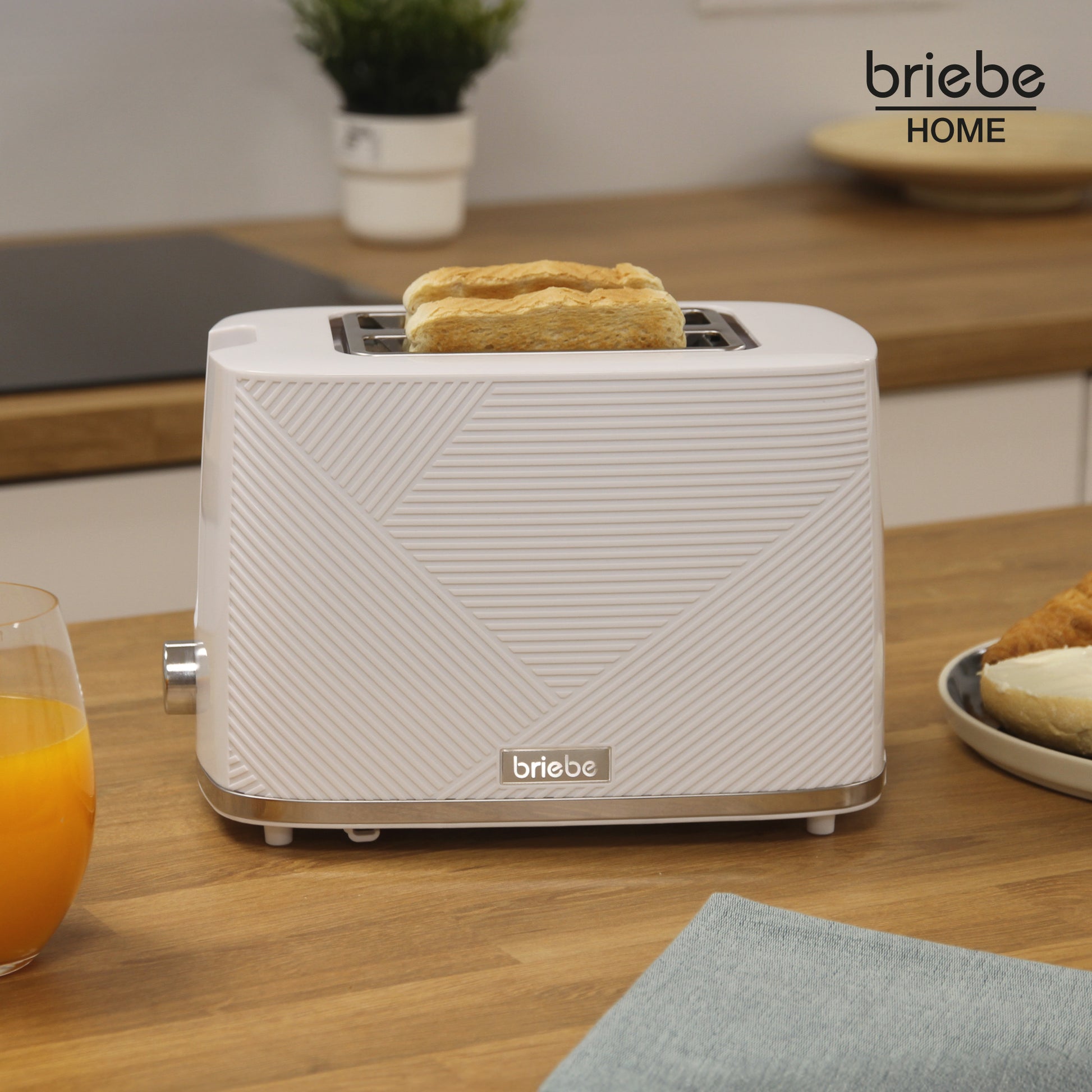 Briebe Elegance Set Tostadora Pan Ranura Ancha+ Hervidor Agua 1,7l + Cafetera Goteo + Espumador De Leche Eléctrico_1