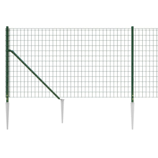 Cerca De Alambre Con Pinchos De Anclaje Verde 1,1x25 M / Vetonek_0