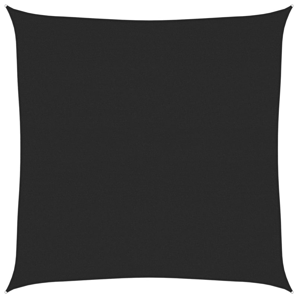 Vidaxl Toldo De Vela Negro Hdpe 160 G/m² 7x7 M_0