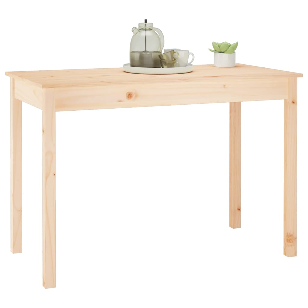 Mesa De Comedor Madera Maciza De Pino 110x55x75 Cm_4