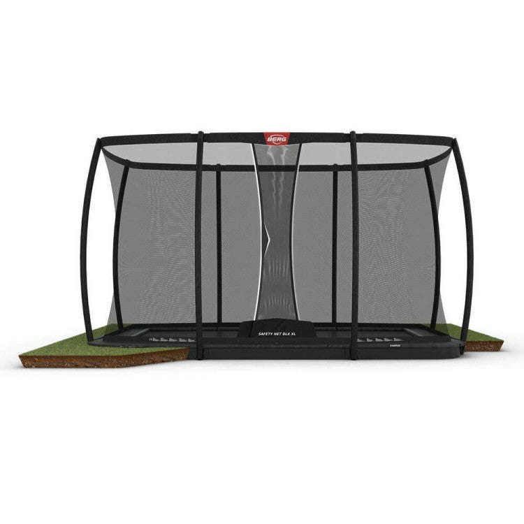 Cama Elastica Berg Flatground Ultim Champion 410 + Red Deluxe Xl Gris._0