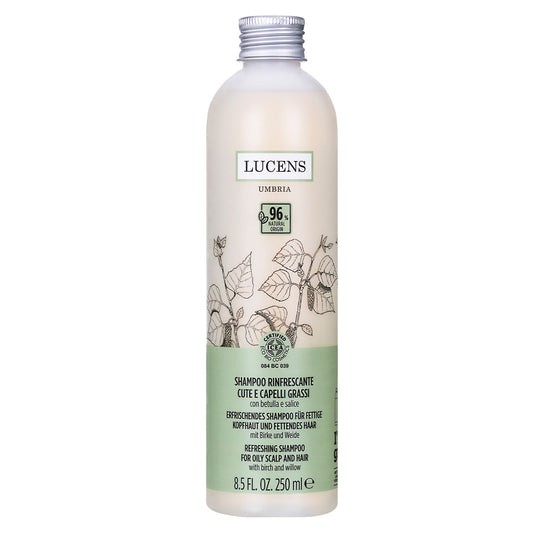 Lucens Umbria - Champú Refrescante, Específico Para La Limpieza Del Cuero Cabelludo Y El Cabello Graso, 250 Ml_0