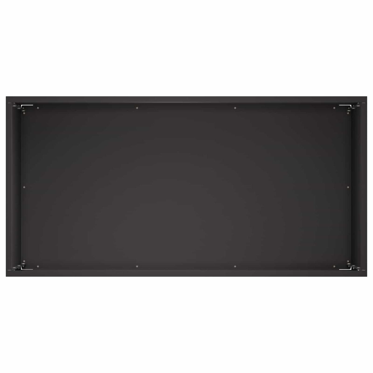 Macetero De Jardín Negro 60 X 30 X 40 Cm Acero Laminado En Frío_3