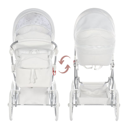 Carro De Muñecas Dolce Classic_white-silver_1