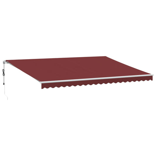 Toldo Retráctil Automático Burdeos 500x350 Cm_0