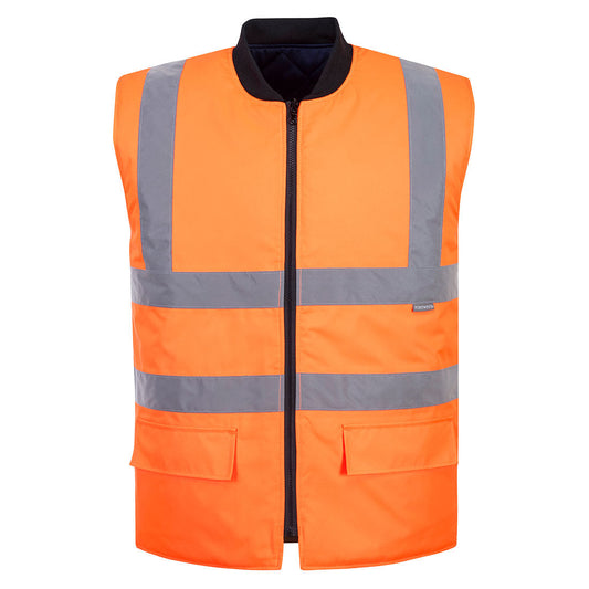 Chaleco De Calor De Alta Visibilidad Reversible / Xxxl / Amarillo_0