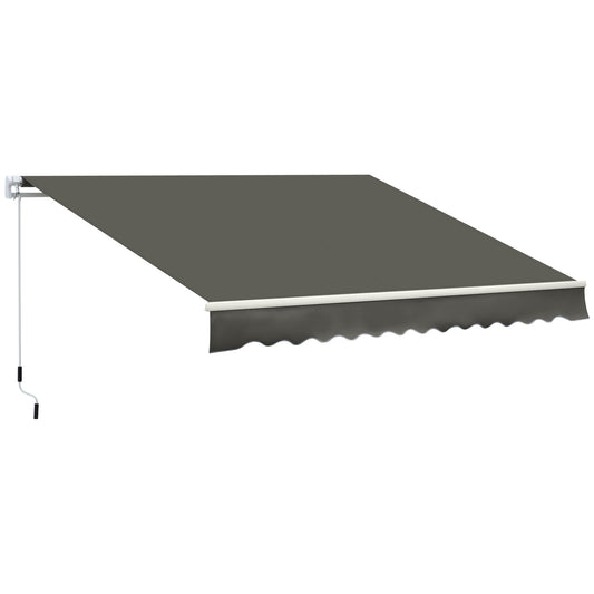 Outsunny Toldo Manual Retráctil 350x250 Cm_0